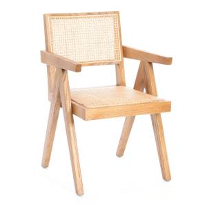 Стул Tetchair Loki 24340 груша (№3), дерево вяз, ротанг