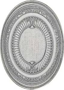 Вставка El Molino Hermes Medallon Poem Plata-Perla 14x10
