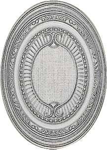 Вставка El Molino Hermes Medallon Poem Plata-Perla 14x10