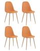 Набор из 4 стульев Stool Group Валенсия SN OS-001 1009-12 X4 оранжевый