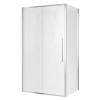 Душевой уголок Niagara Nova NG-65-13CH-CH100-34 профиль хром, стекло шиншилла, 130x100x195