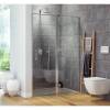 Душевая дверь со стенкой EXCELLENT Mazo 120 см (хром) фото 2