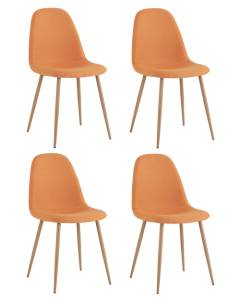 Набор из 4 стульев Stool Group Валенсия SN OS-001 1009-12 X4 оранжевый