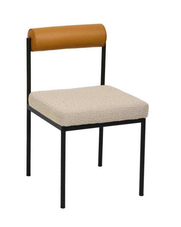 Стул Stool Group Балла FDC7287 sDC6095-4+b270-28 бежевый, коричневая экокожа