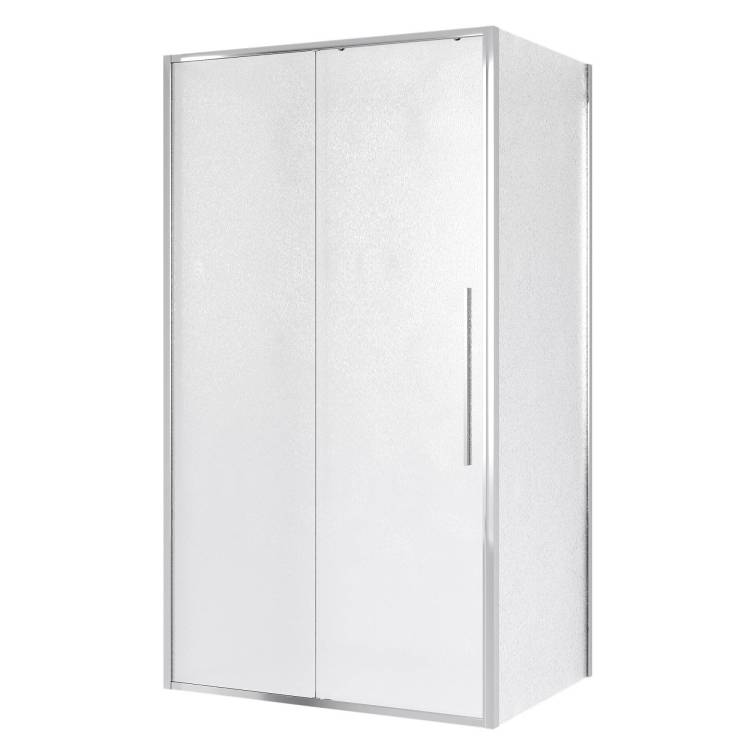 Душевой уголок Niagara Nova NG-65-13CH-CH100-34 профиль хром, стекло шиншилла, 130x100x195