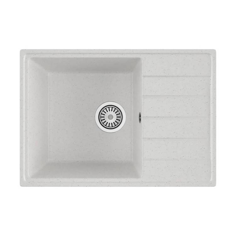 Мойка кухонная Maretti Kitchen KT600-WH белый, 60x42