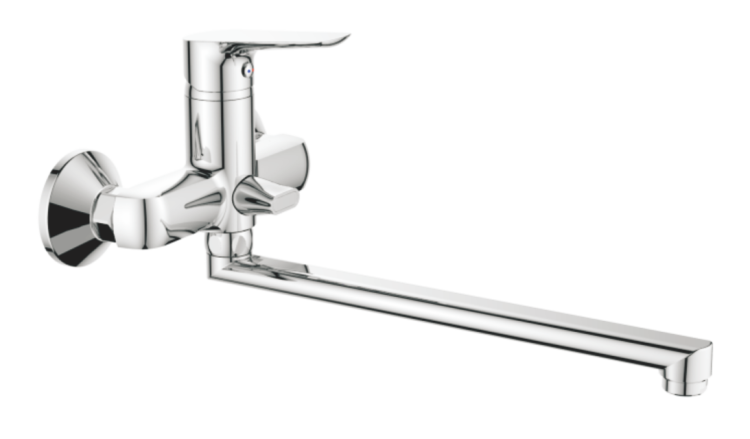 Смеситель универсальный Avrora Aton AV5530 с поворотным изливом, хром