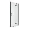 Дверь в нишу NEW TRENDY NEW RENOMA BLACK R 90x195 D-0196A (черный)