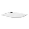 Поддон для душа BelBagno Uno TRAY-MR-UNO-RH-120/80-550-35-W-L-NO с сифоном и чёрной матовой декоративной накладкой, 120x80 фото 2
