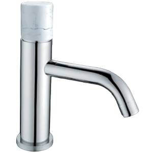 Смеситель для раковины Boheme Stick 121-CR-MR-W Chrome Mramor White
