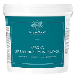 Краска для кухонь и ванных комнат акриловая Master Good 14 кг