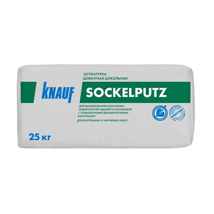 Штукатурка цокольная KNAUF Sockelputz УП-310 25 кг