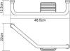 Поручень Wasserkraft K-1077Right с мыльницей фото 3