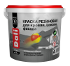 Краска резиновая трещиностойкая Dali красная 6 кг