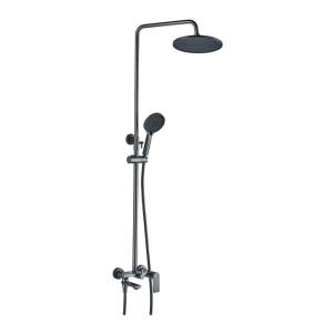 Душевая стойка Haiba HB24505-3 оружейная сталь