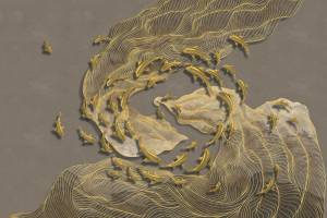 Фреска Ortograf Artline 34562 Graphic waves Флорентина Суперфасад FFSO
