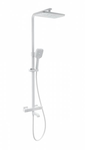 Душевая стойка Wonzon & Woghand WW-B3026-T1-MW с термостатом, белый
