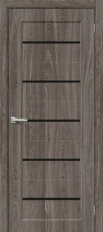 Межкомнатная дверь Bravo Мода-22 Black Line полотно Ash Wood 900x2000