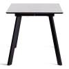 Стол обеденный Tetchair Darwin 20663 жемчужный перито/чёрный 85x75x130 фото 2
