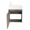 Тумба под раковину Belbagno Kraft Mini KRAFT MINI-500/260-1A-SO-PP-L 45x25x50 Pino Pasadena подвесная с распашной дверцей, левосторонняя фото 6