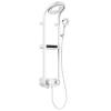 Душевая система AQUAme AQM8004W белая, с термостатом