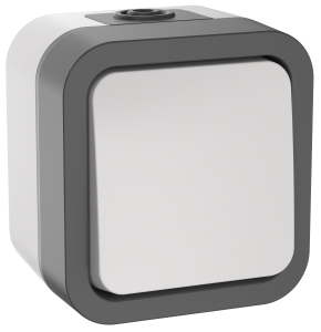 Выключатель 1-клавишный IEK Tors TS-V16-0-10-55-K41 белый