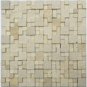 Мозаика NSmosaic Stone series К-714 Камень матовый (1.5x3;3x3) 30x30