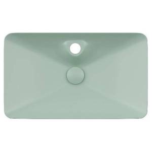 Раковина Isvea SistemaY Clear 10SY50065SV-2T 65 см, мятно-зеленая матовая