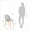 Стул Bradex Home Vivian FR 0338 голубой фото 2