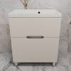 Тумба с раковиной Style Line Матис 70 напольная, крем, раковина жасмин, 82x70x45