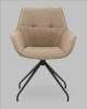 Кресло Stool Group Кимберли AV 344 W130/K02-K20PM-9005 бежевый, рогожка, замша, вращающееся фото 3