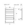 Полотенцесушитель электрический Apextermo Терра TR00165WM белый матовый, 60x50 фото 3