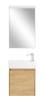 Тумба под раковину Belbagno Kraft Mini KRAFT MINI-500/260-1A-SO-RNN-L 45x25x50 Rovere Nebrasca Nature подвесная с распашной дверцей, левосторонняя фото 2