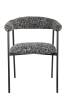 Стул Stool Group Toko DR-1510-A BMG3091G-3 черно-белый фото 3