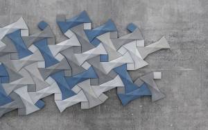 3D Фотообои Artegrafico «Геометрическая мозаика» POL-011 акварель