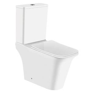 Унитаз-компакт Cerutti Spa Nivolet 8457 безободковый, с микролифтом