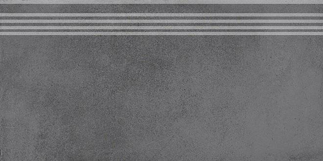 Ступень Kerama Marazzi Мирабо DD253700R/GR Серый Темный Обрезной 30x60