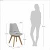 Набор из 4 стульев Bradex Home Eames Bon FR 0216K латте фото 6
