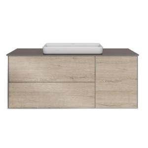 Тумба под раковину Kerama Marazzi Plaza Modern PLB.M.120.3\OAK.O подвесная 120 дуб орегон 3 ящика