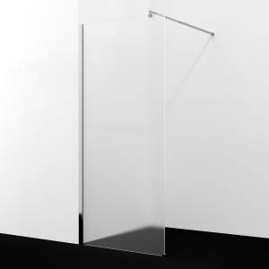 Душевая перегородка Wasserkraft Rur 30W46-MG профиль хром, стекло матовое, 110x200