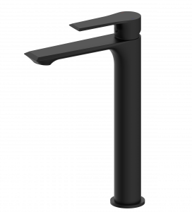 Смеситель для раковины Wonzon & Woghand WW-88019079-MB высокий, черный матовый