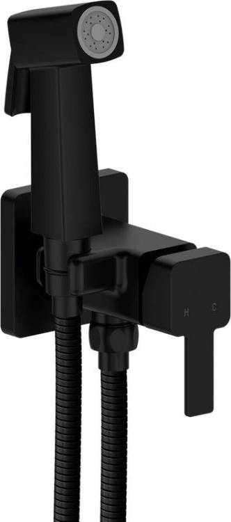 Гигиенический душ Elghansa Concealed 22Q0017-Black (Set-112) черный, со смесителем, c внутренней частью