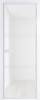 Межкомнатная дверь Profil Doors 3 AX цвет профиля Вайт, стекло безопасное 6 мм белый триплекс 700x2000