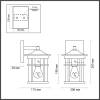 Уличный настенный светильник Odeon Light Nature Virta 4044/1W фото 4