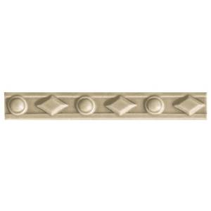 Бордюр Ceramiche Grazia Amarcord Dam88 Diamantato Tabacco M. 3x20