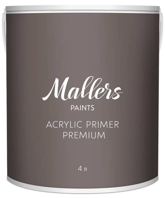 Грунтовка Mallers Acrylic Primer Premium 4 л