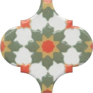 Декор Kerama Marazzi Арабески Майолика OS/A40/65000 Орнамент 6.5x6.5