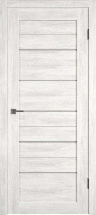 Межкомнатная дверь Владимирская Фабрика Дверей Atum 5 Nord Vellum стекло White Cloud 900x2000