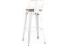 Стул барный Stool Group Tolix YD-H765E-W KD LG-02 X4 белый глянцевый/светлое дерево 4 шт фото 2