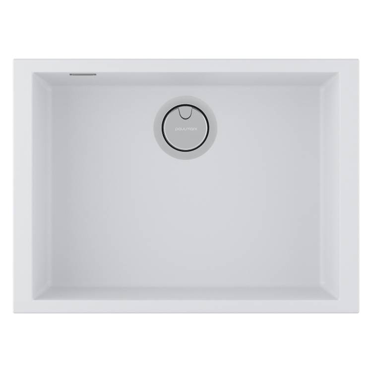 Мойка кухонная Paulmark Neo Classic 60 PM966044-WH Белый, 60x43.5